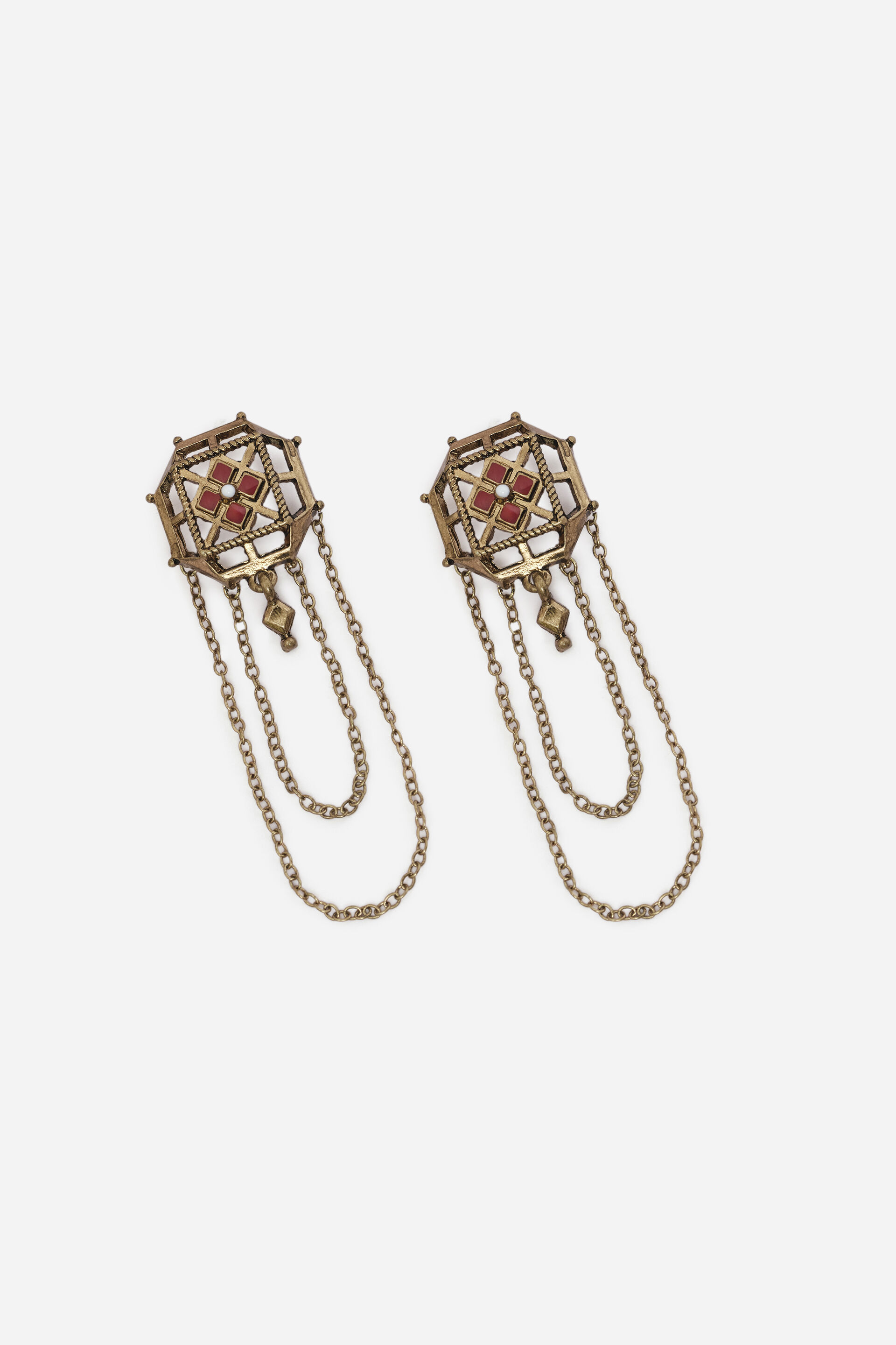 Rustic Layered Earrings, , image 2
